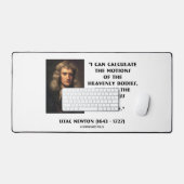 Newton berekent de bewegingen van de waanzin van d bureaumat (Keyboard & Muis)