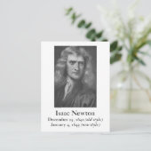 Newton Briefkaart (Staand voorkant)