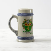 Newton Coat of Arms Stein - Family Crest Bierpul (Links)