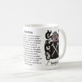 Newton Family Coat of Arms mok (Voorkant rechts)