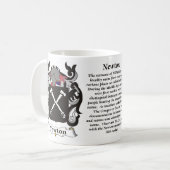 Newton Family Coat of Arms Mok (Voorkant links)