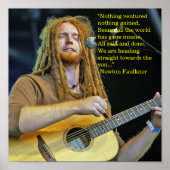 Newton Faulkner Poster (Voorkant)