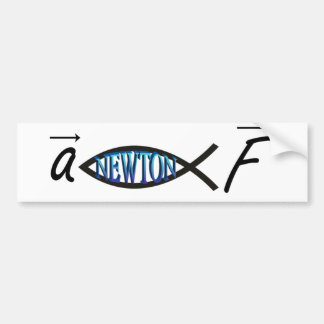 Newton FIsh Bumpersticker