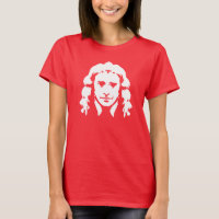 Newton glimlachen (donkere kleding)