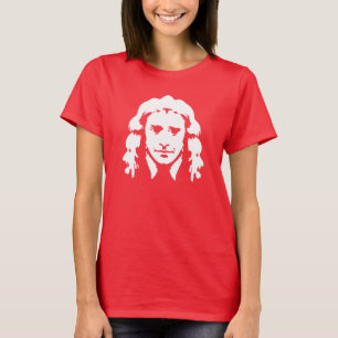 Newton glimlachen (donkere kleding) t-shirt
