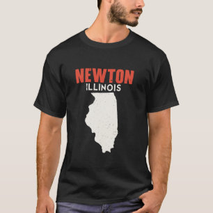 Newton Illinois USA State America Travel Illinoisa T-shirt