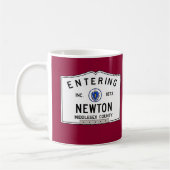 Newton invoeren koffiemok (Links)