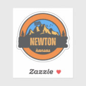 Newton, Kansas Sticker (Vel)