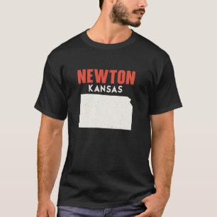Newton Kansas Verenigde Staten Verenigde Staten Re T-shirt
