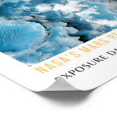Newton Krater in terra sirenum Mars Poster (Hoek)