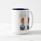 Newton-Mok Tweekleurige Koffiemok (Voorkant rechts)