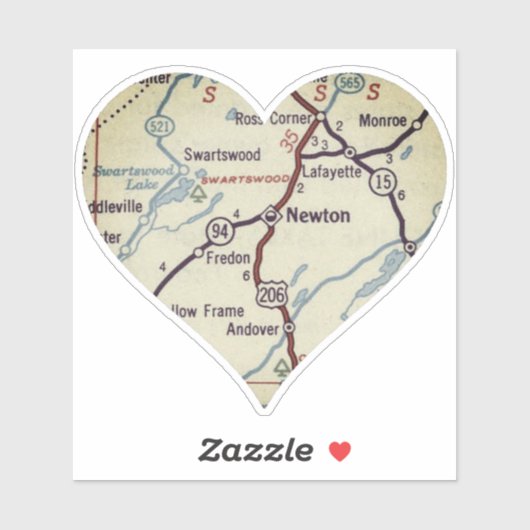 Newton New Jersey Sticker (Vel)