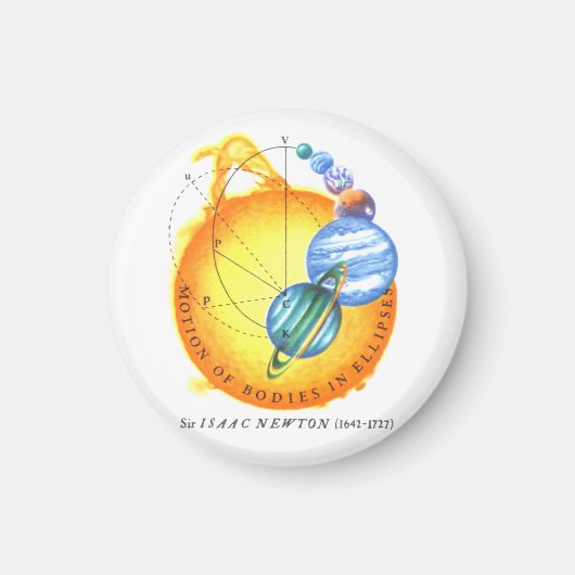 Newton Orbits Magneet (Voorkant)