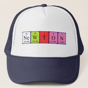Newton periodiek lijstnaampet trucker pet