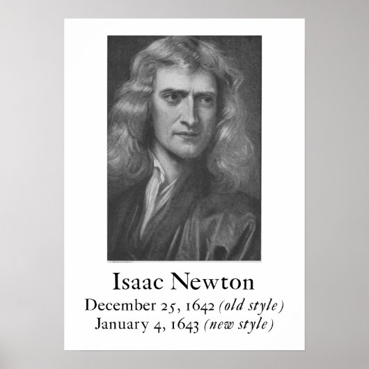 Newton Poster (Voorkant)