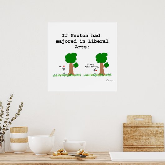 Newton Poster (Keuken)