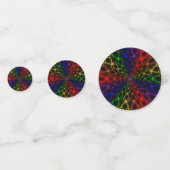 Newton Rainbow | Rainbow Fractal Art Confetti (Achterkanten)
