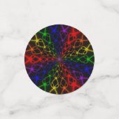 Newton Rainbow | Rainbow Fractal Art Confetti (Kleine voorkant)