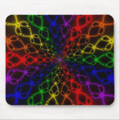 Newton Rainbow | Rainbow Fractal Art Muismat (Voorkant)