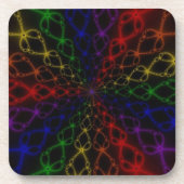 Newton Rainbow | Rainbow Fractal Art Onderzetter (Voorkant)