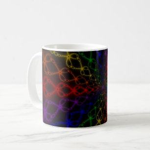 Newton Rainbow   Rainbow Fractal Art Wrap Koffiemok