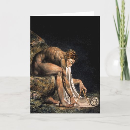 Newton William Blake Masonic Painting Kaart (Voorkant)