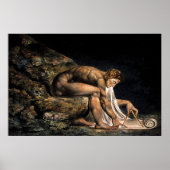 Newton William Blake Masonic Painting Poster Print (Voorkant)