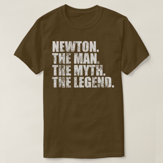 NewtonNewton Achternaam Newton S T-shirt (Design voorkant)