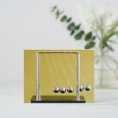 Newton's Cradle Briefkaart (Staand voorkant)