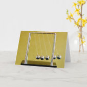 Newton's Cradle Kaart (Gele Bloem)