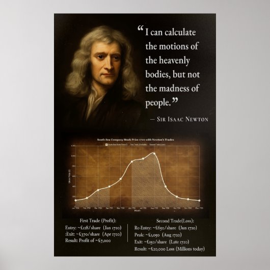 Newton's Folly - Genius ontmoet zwaartekracht Poster (Voorkant)
