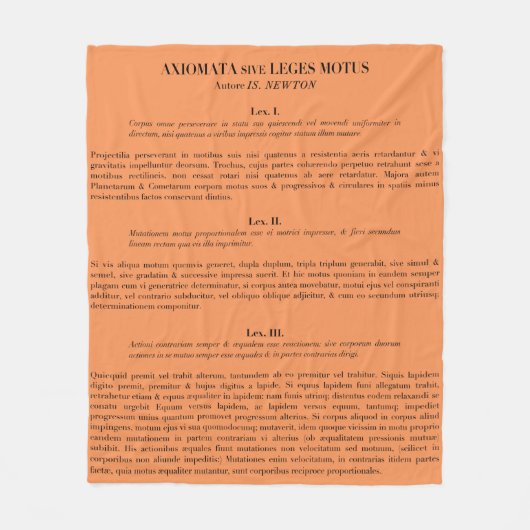 Newton's Laws of Motion fleece gooi deken-meloen Deken (Voorkant)