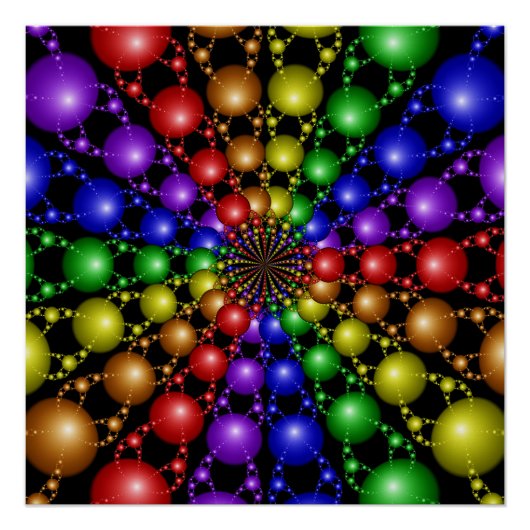 Newton's perfecte Poster voor regenboog (Voorkant)