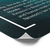 Newton's Universal Gravitation Act - Poster (Hoek)