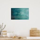 Newton's Universal Gravitation Act - Poster (Keuken)