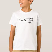 Newton's Wet van Universele Gravitatie Cool Nerdy T-shirt (Voorkant)