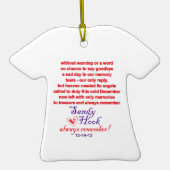 Newtown Memorial Ornament (Achterkant)