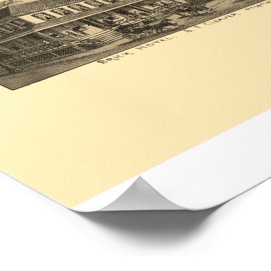 Newtown, PA Panoramic Map - 1893 Poster (Hoek)