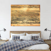Newtown, Pennsylvania (1893) Canvas Afdruk (Insitu (Slaapkamer))