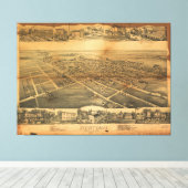 Newtown, Pennsylvania (1893) Canvas Afdruk (Insitu (Houten vloer))
