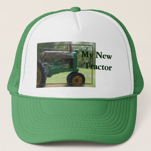 NewTractor Pet-pas aan Trucker Pet (Voorkant)