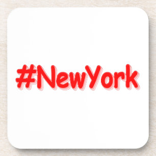 "#NewYork " Cute Design. Bestel nu Bier Onderzetter
