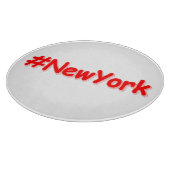 "#NewYork " Cute Design. Bestel nu Snijplank (Hoek)