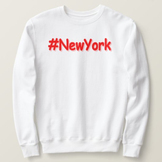 "#NewYork " Cute Design. Bestel nu Trui (Design voorkant)