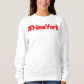 "#NewYork " Cute Design. Buy Now Trui (Voorkant)