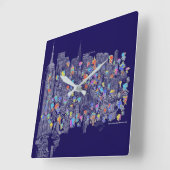 NewYorkCity 33st. Vierkante Klok (Hoek)