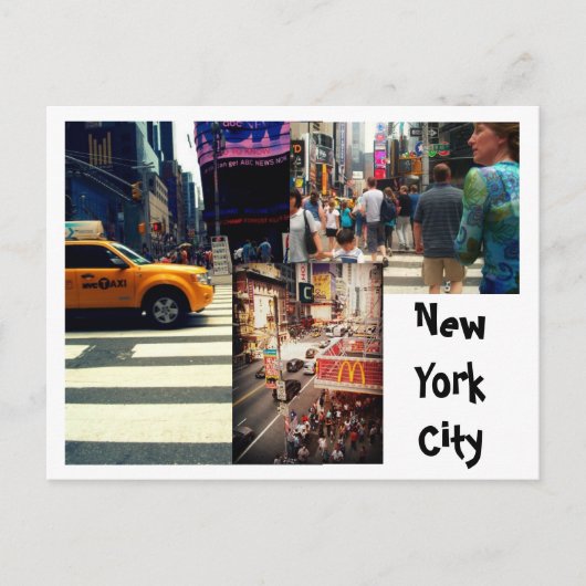 NewYorkCity Briefkaart (Voorkant)