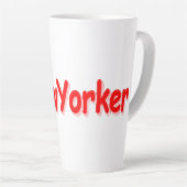 "#NewYorker " Cute Design. Bestel nu Latte Mok (Rechterhoek)