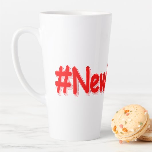 "#NewYorker " Cute Design. Bestel nu Latte Mok (In situ)