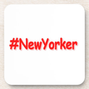 "#NewYorker " Schattig ontwerp. Koop nu Bier Onderzetter